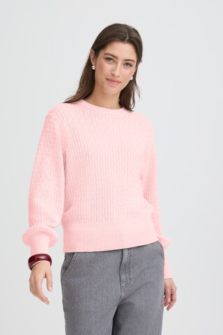 Pull-over b.young en rose : devant