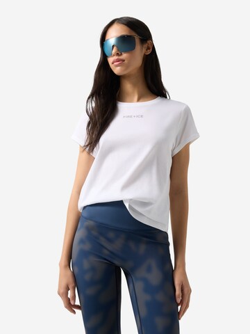 Bogner Fire + Ice T-Shirt 'Debra' in Weiß: Vorderseite