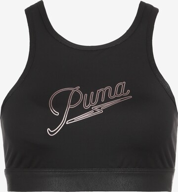 PUMA Sports Bra in Black: front