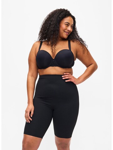 Devoted by Zizzi Shaping Pants in Black