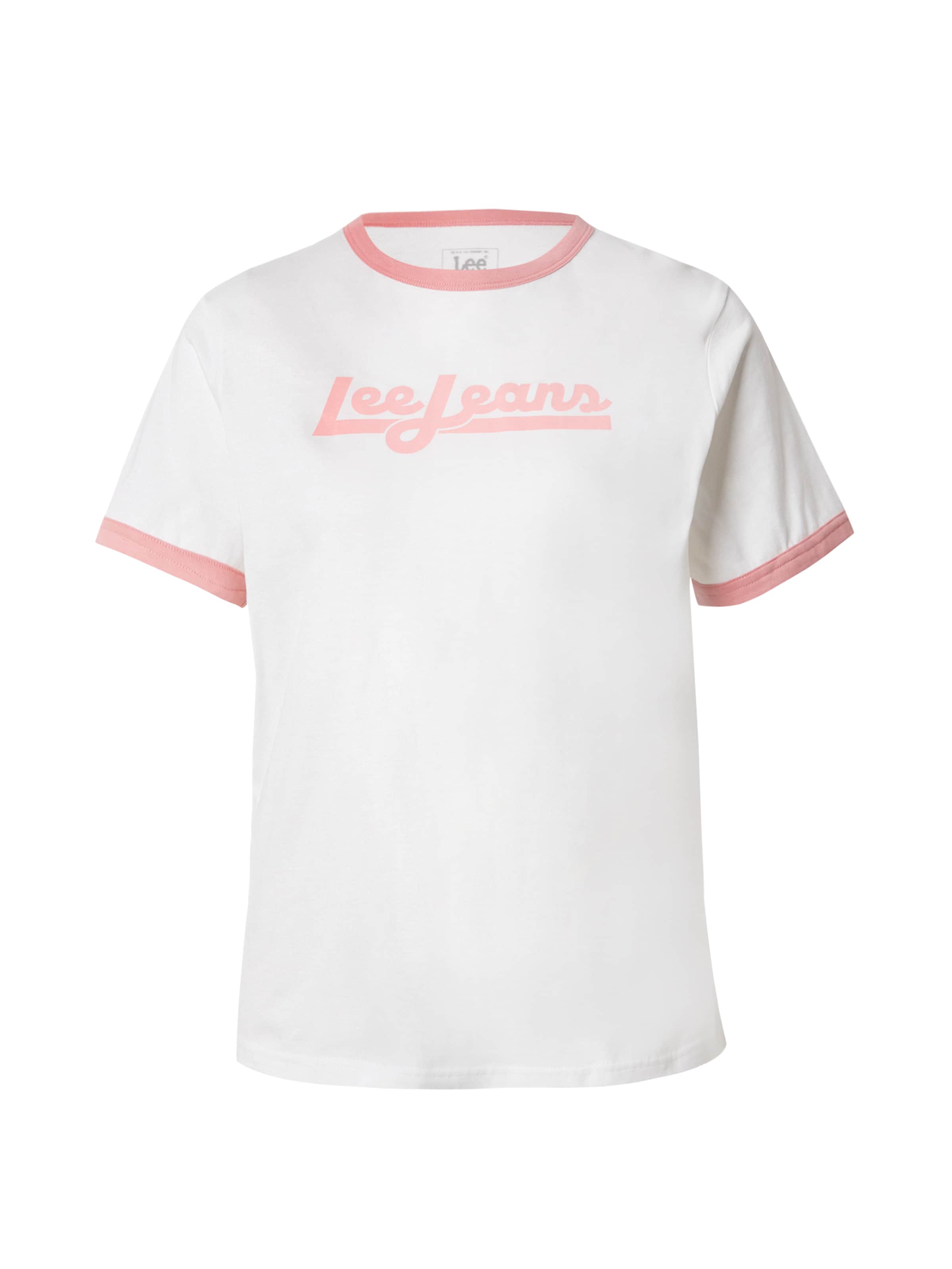 Lee Tričko 'RINGER TEE' – pink: přední strana