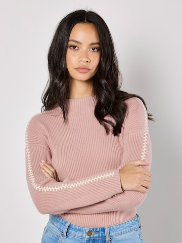 Pull-over ' ' Apricot en rose