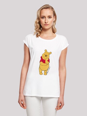 F4NT4STIC Shirt 'Disney Winnie The Pooh Classic' in White: front