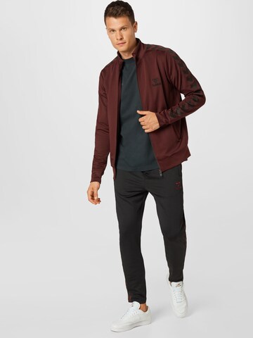 Hummel Sports sweat jacket in Purple