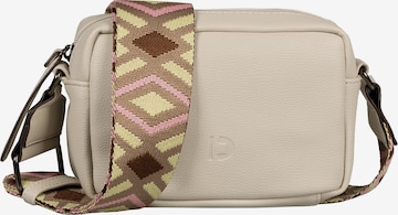 TOM TAILOR DENIM Torba na ramię 'Mena' w kolorze beżowy: przód