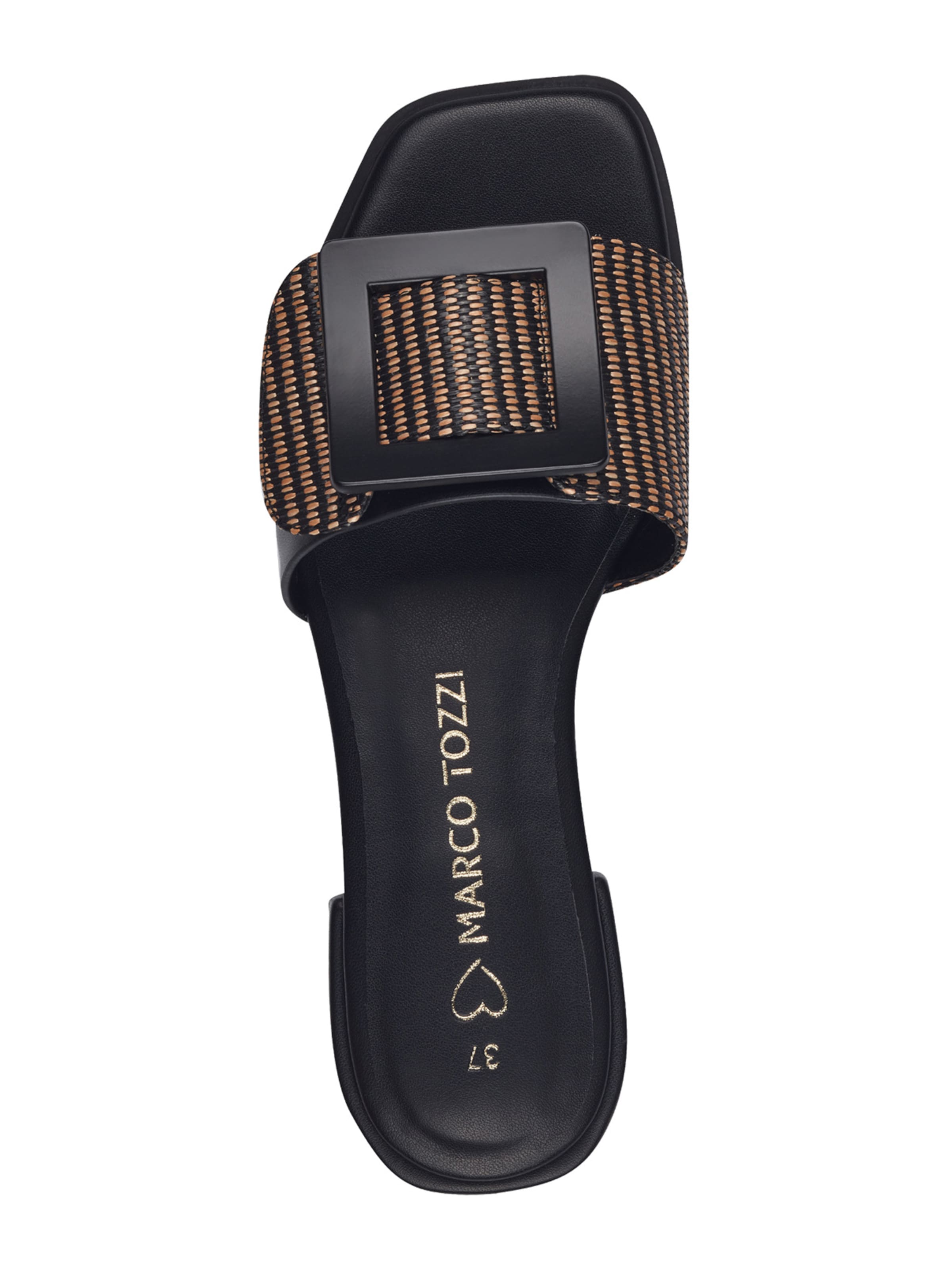 MARCO TOZZI Pantolette in Schwarz