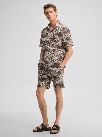 Coupe slim Chemise STRELLSON en marron