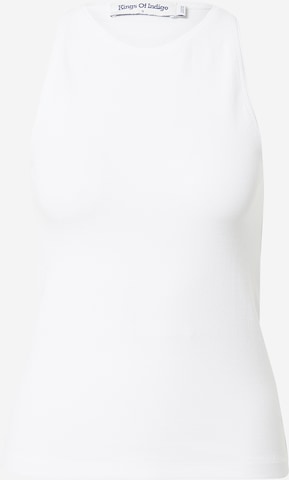 Kings Of Indigo Top 'ALOUETTE' in White: front