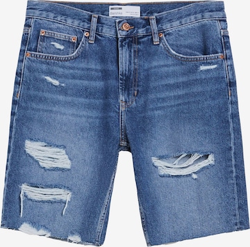 Bershka Shorts in Blau: predná strana