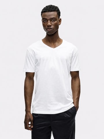 SANVT Shirt 'The V-Neck T-Shirt' in White: front