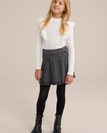 T-Shirt WE Fashion en blanc
