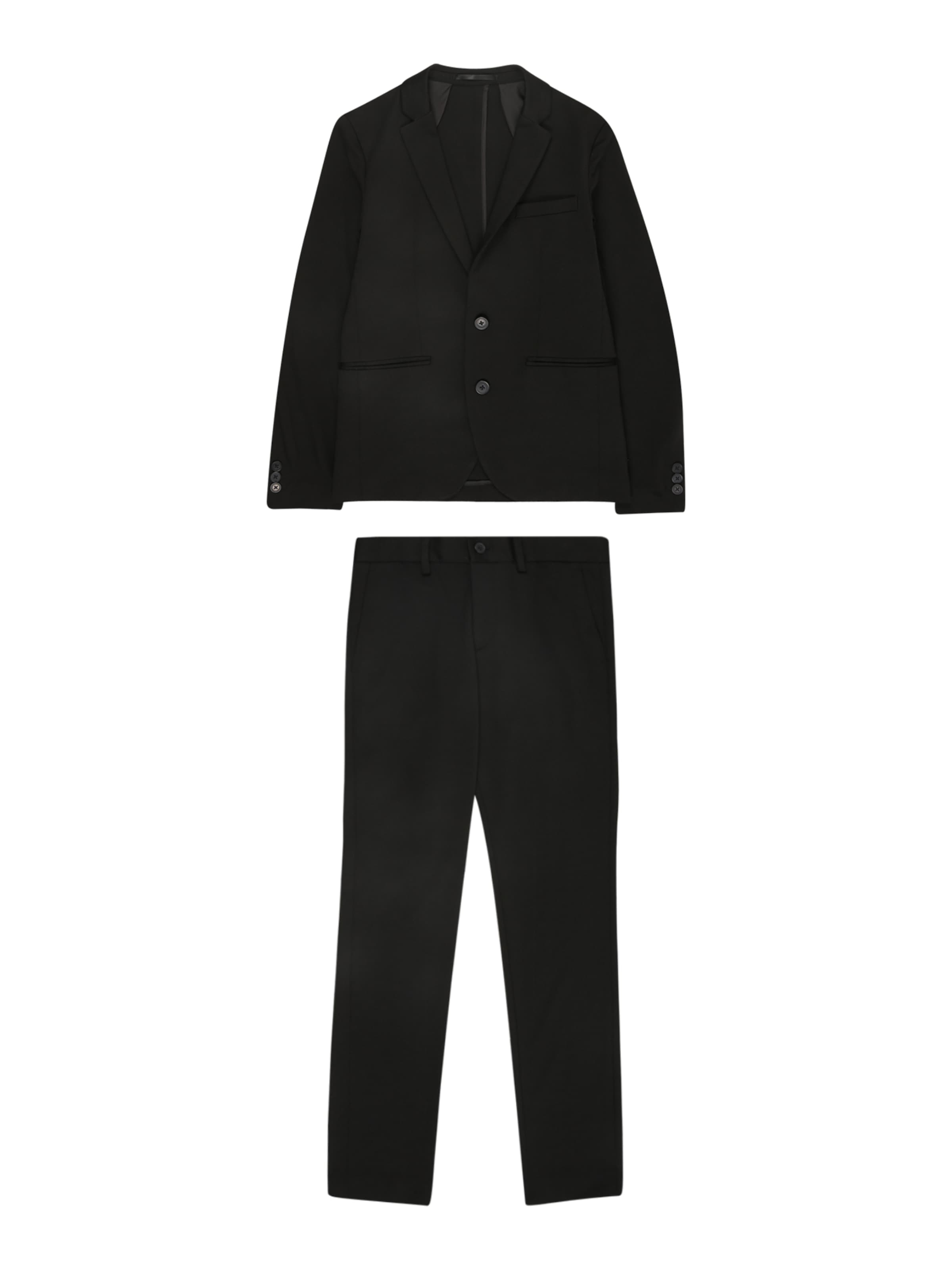 Jack & Jones Junior tavaline Ülikond 'JJEJaxon', värv must: eest vaates