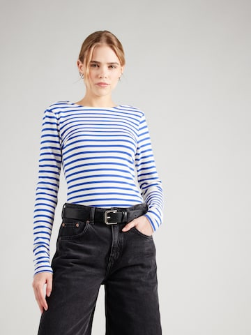 PIECES Shirt body 'PCMIRAL' in Blauw: voorkant