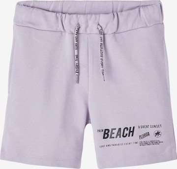 NAME IT Regular Shorts 'JOSHI' in Lila: predná strana