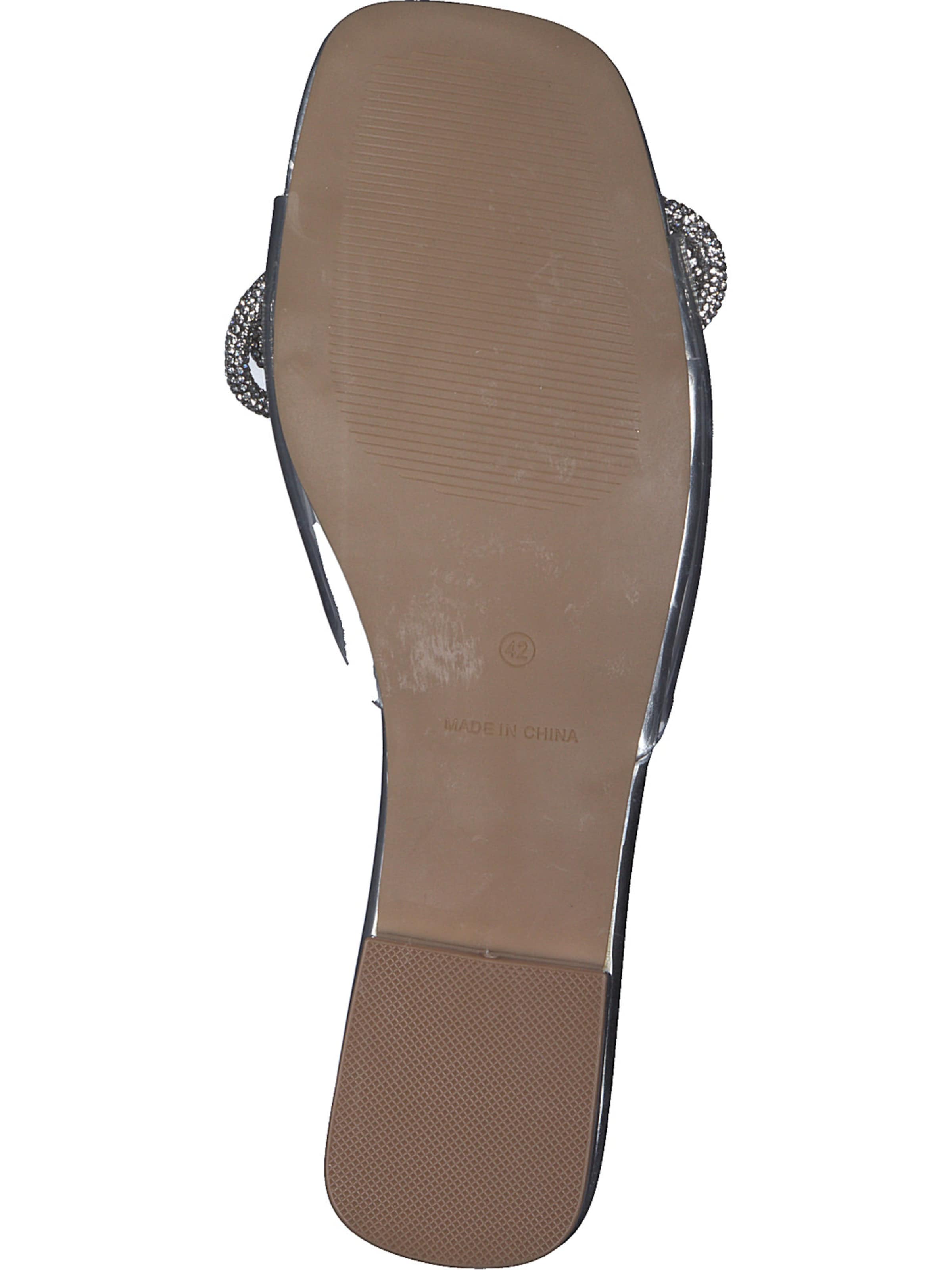 LA STRADA Pantolette in Silber