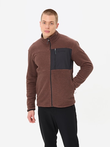 VAUDE Outdoorjas 'Neyland II' in Bruin: voorkant