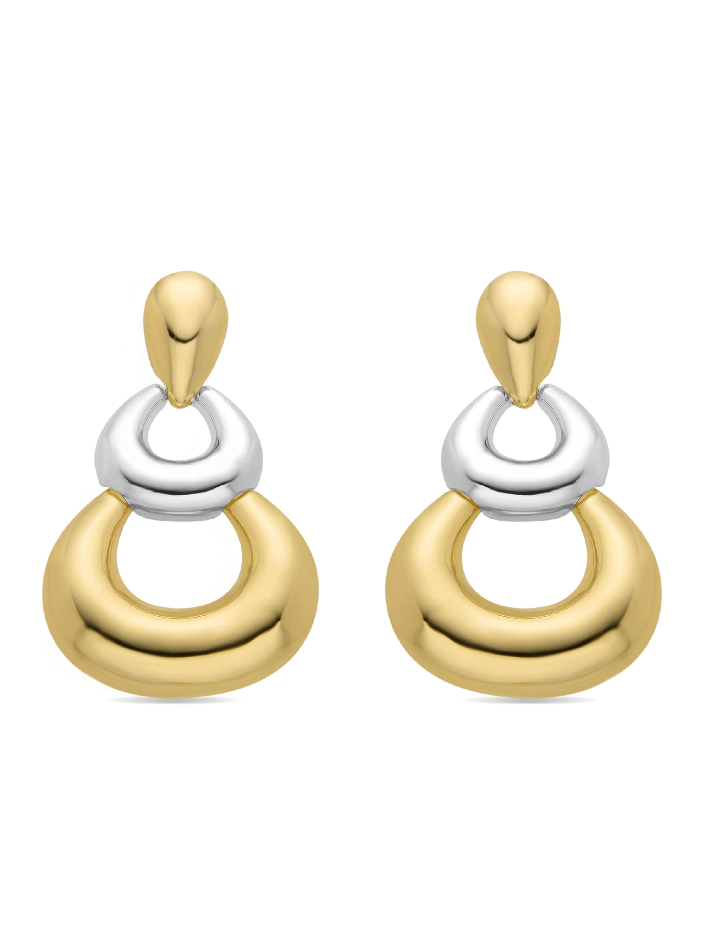 Luxenter Øreringe 'Aured' i guld: forside