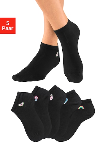 H.I.S Socken 'LBG' in Schwarz