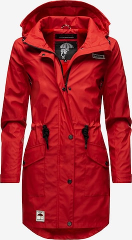 NAVAHOO Between-seasons coat 'Deike' in Red: front