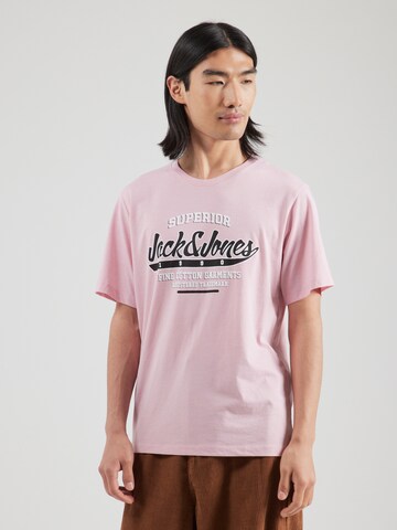 JACK & JONES - Camiseta en rosa: frente