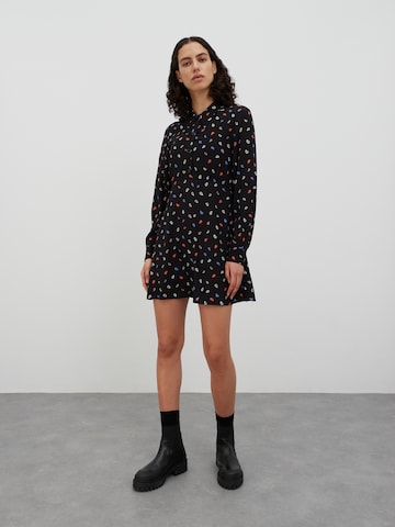 EDITED Shirt Dress 'Dorisa' in Black