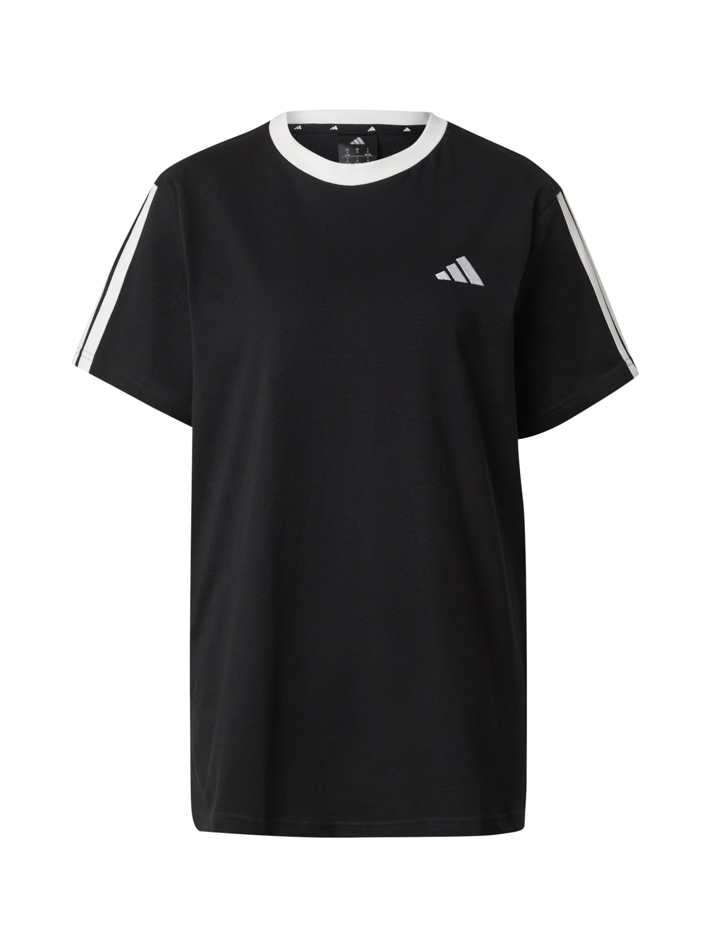 ADIDAS SPORTSWEAR Функционална тениска в черно: отпред