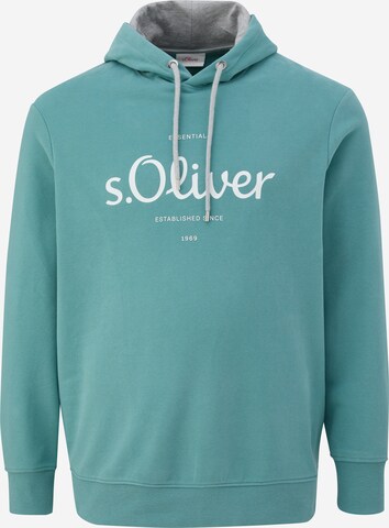 s.Oliver Men Big Sizes Sweatshirt in Blau: predná strana
