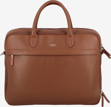 Jump Document Bag 'Uppsala  Cuir' in Brown: front