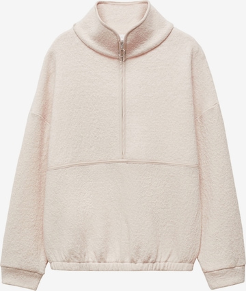 MANGO Sweatshirt 'Viviane' in Beige: front