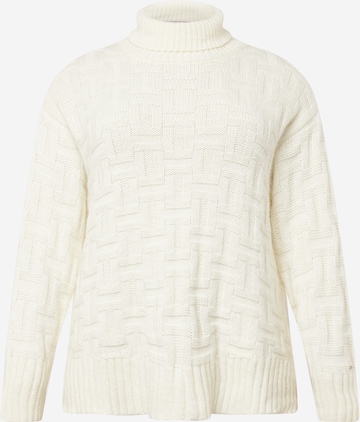 Tommy Hilfiger Curve Sweter w kolorze biały: przód