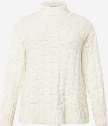 Tommy Hilfiger Curve Sweater in White: front