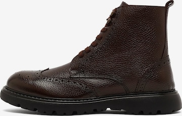 Boots stringati di Derimod in marrone: frontale