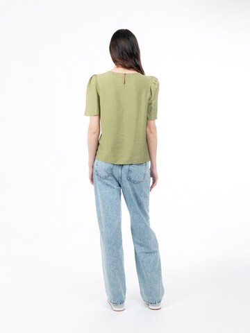 Influencer Blus i grön