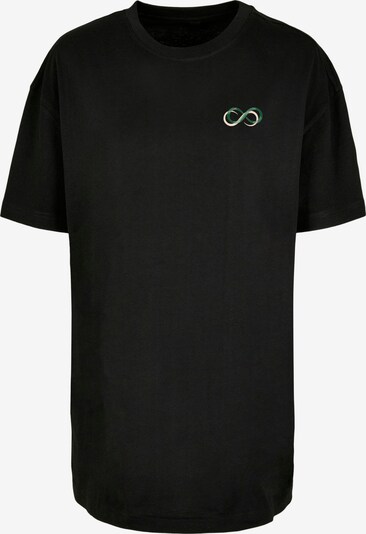 Merchcode T-Shirt 'Unlimited Edition' in beige / grün / schwarz / weiß, Produktansicht