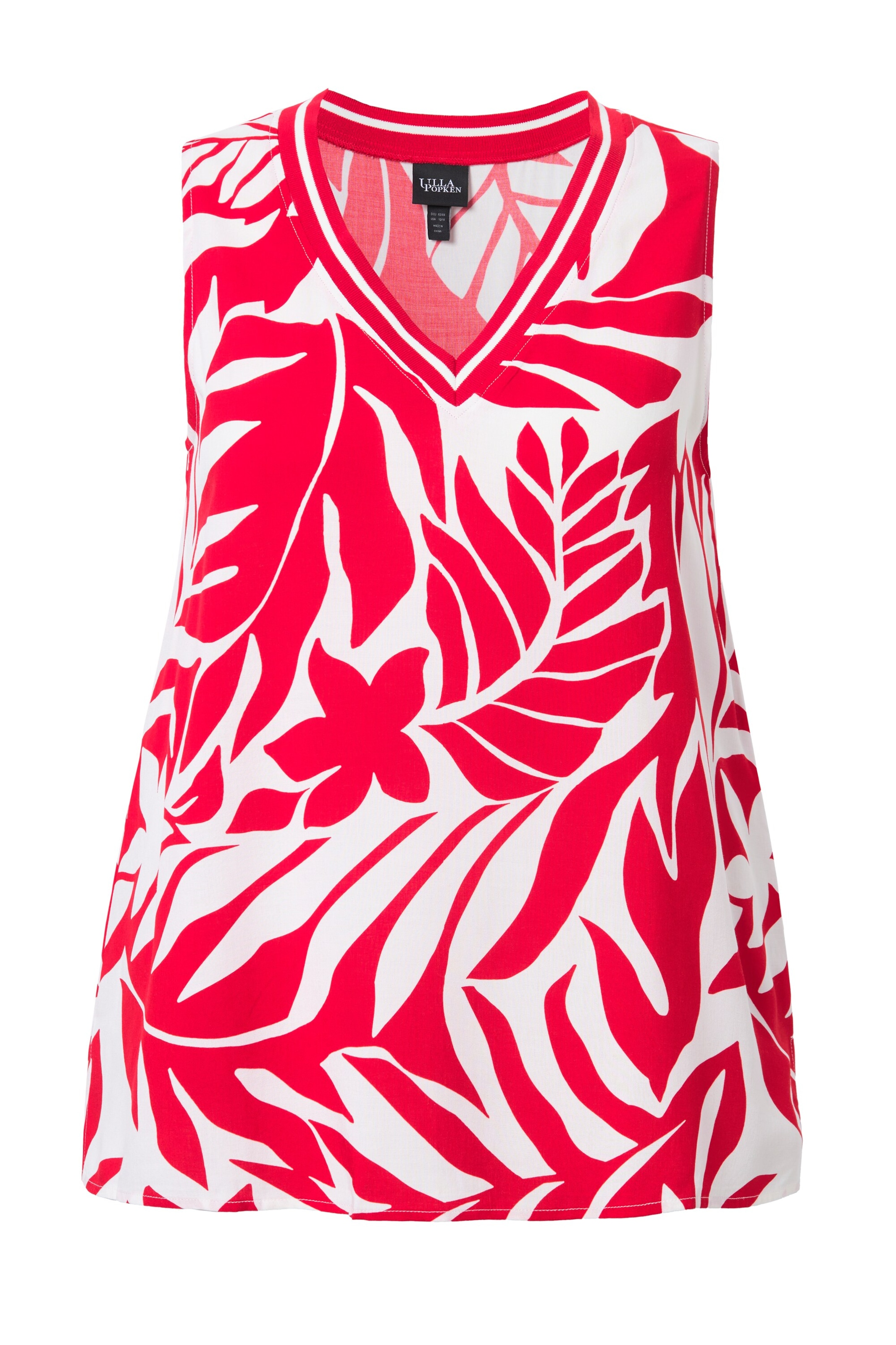 Chemisier Ulla Popken en rouge : devant