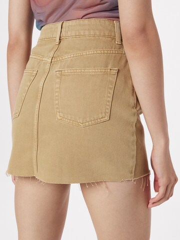 TOPSHOP Sukně – béžová