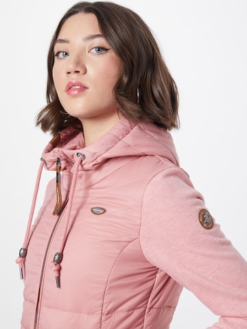 Ragwear Prehodna jakna 'Lucinda' | roza barva