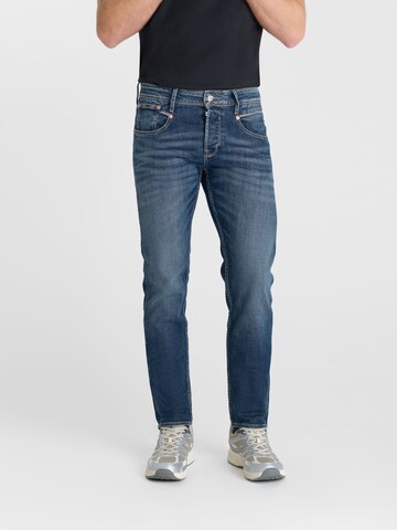 Le Temps Des Cerises Regular Jeans in Blauw: voorkant