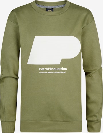 Petrol Industries Sweater 'Harborview' in Grün: Vorderseite