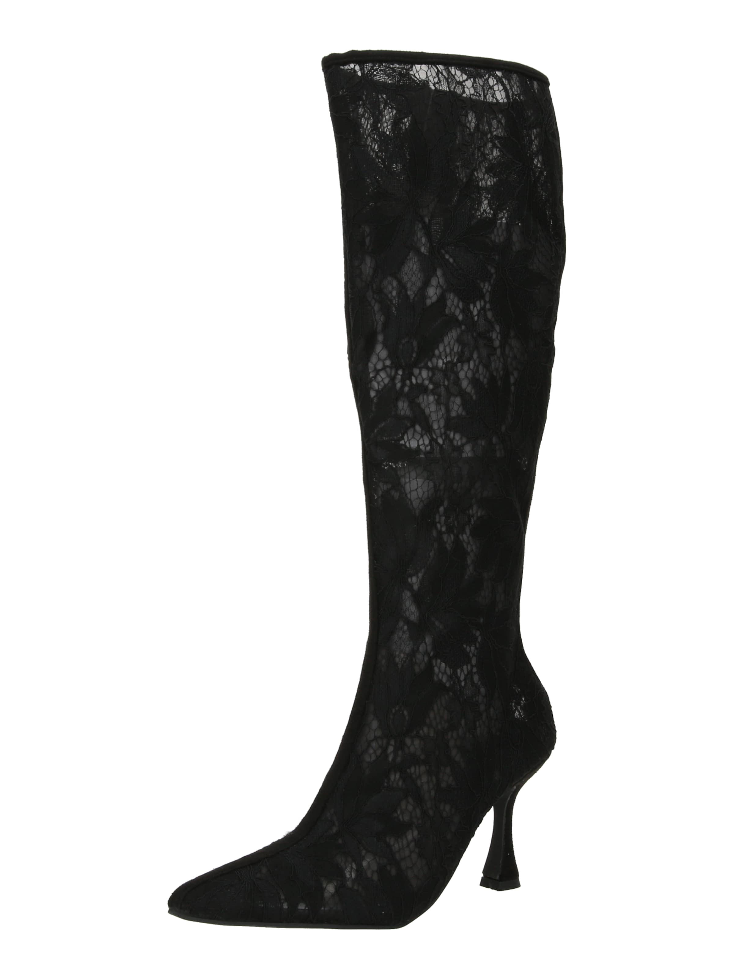 Bottes NLY by Nelly en noir : devant