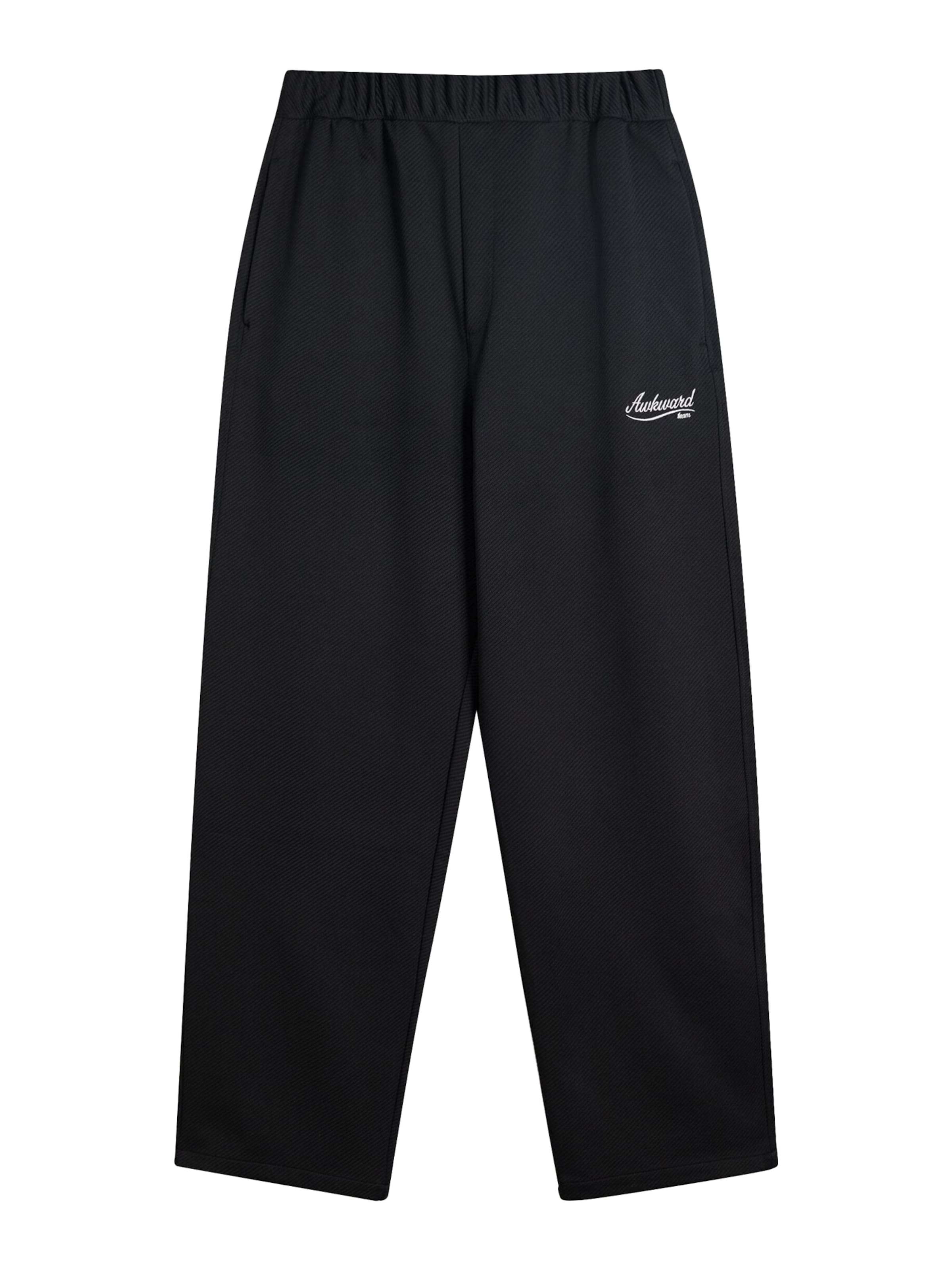 Baggy Pantaloni di Bershka in nero: frontale