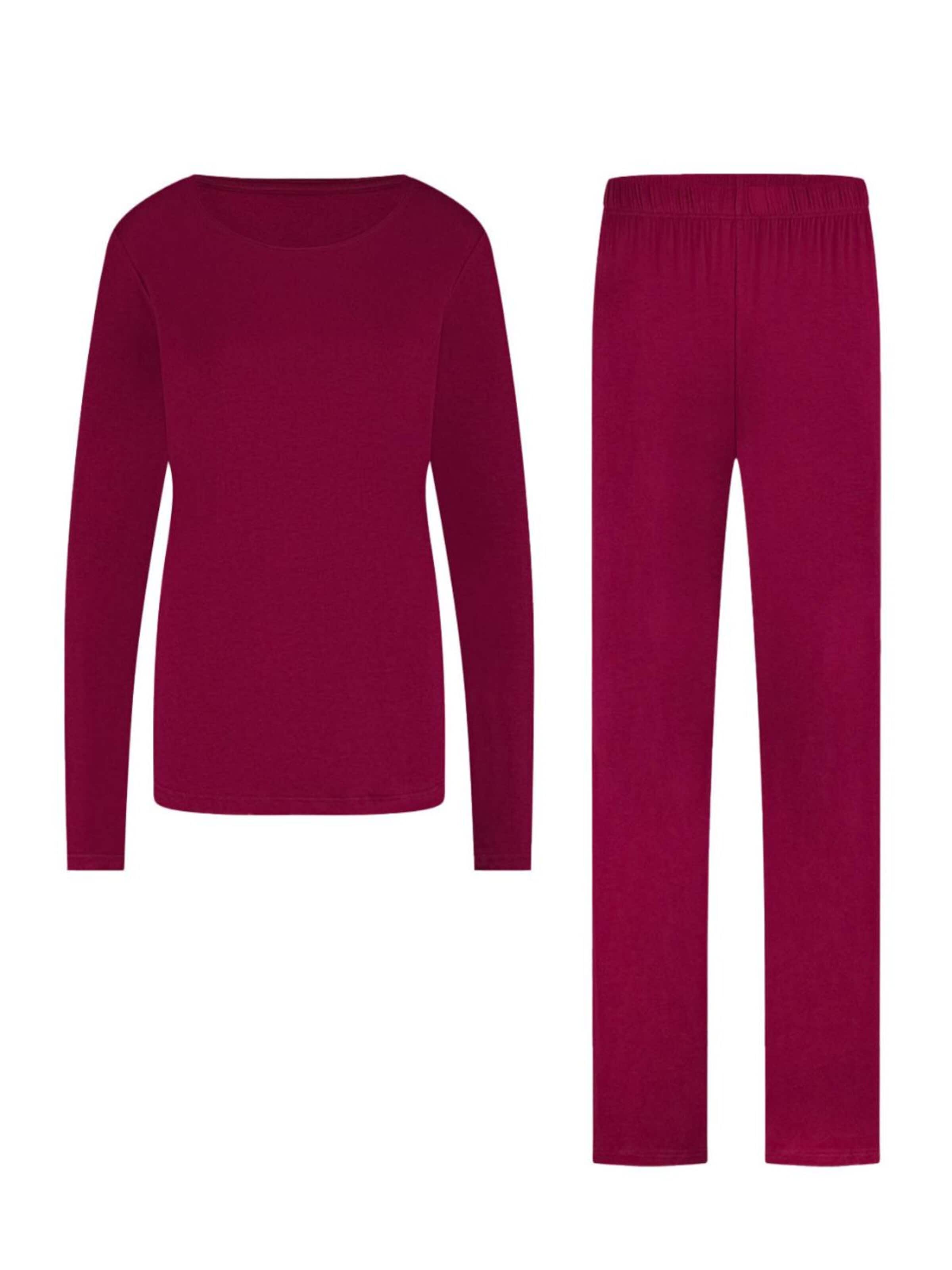 Bamboo basics Pajama 'Nina' in Red: front