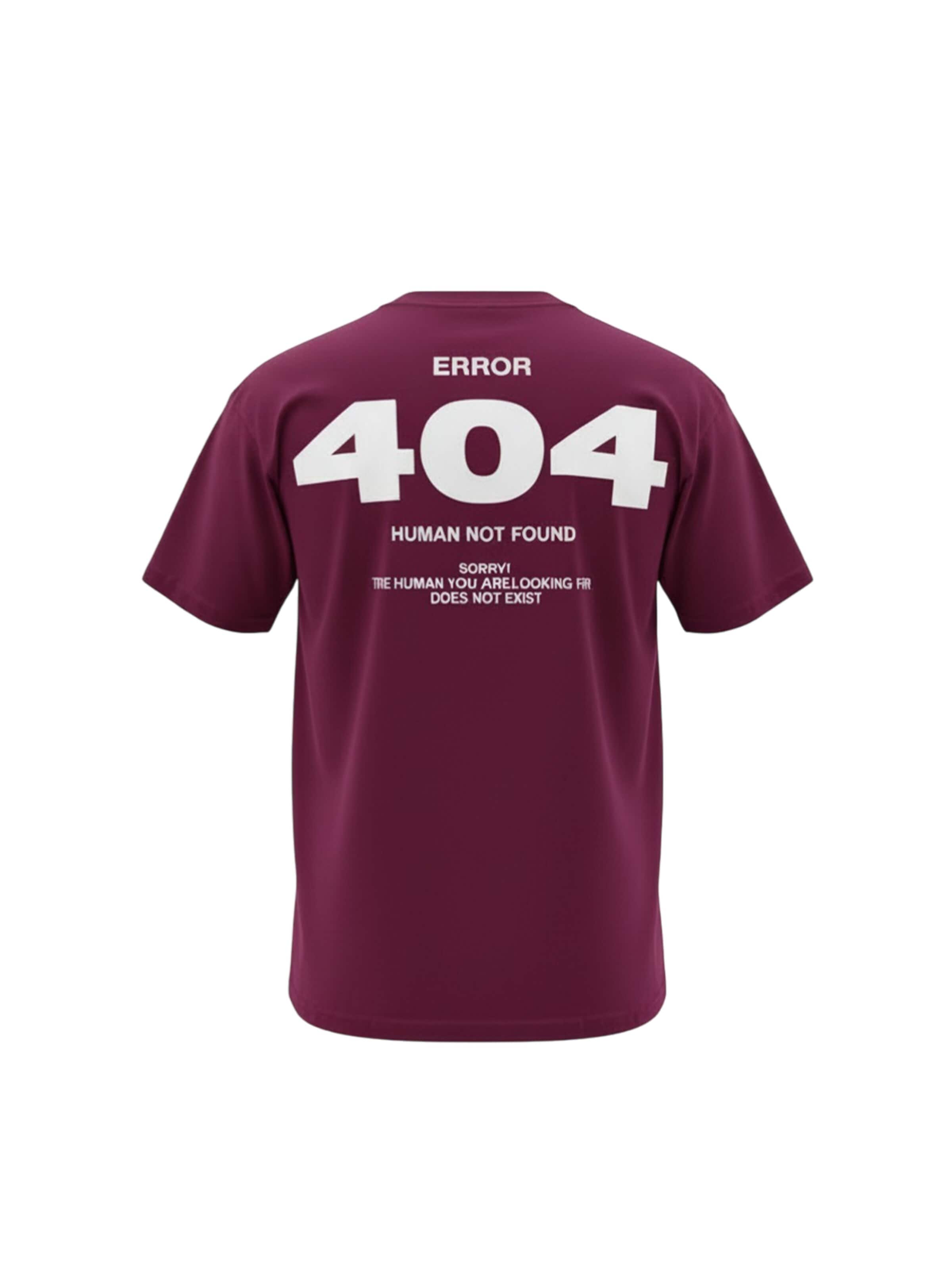 T-Shirt 'Oversize 404 T-shirt - Port Royale' Kleidermafia en violet