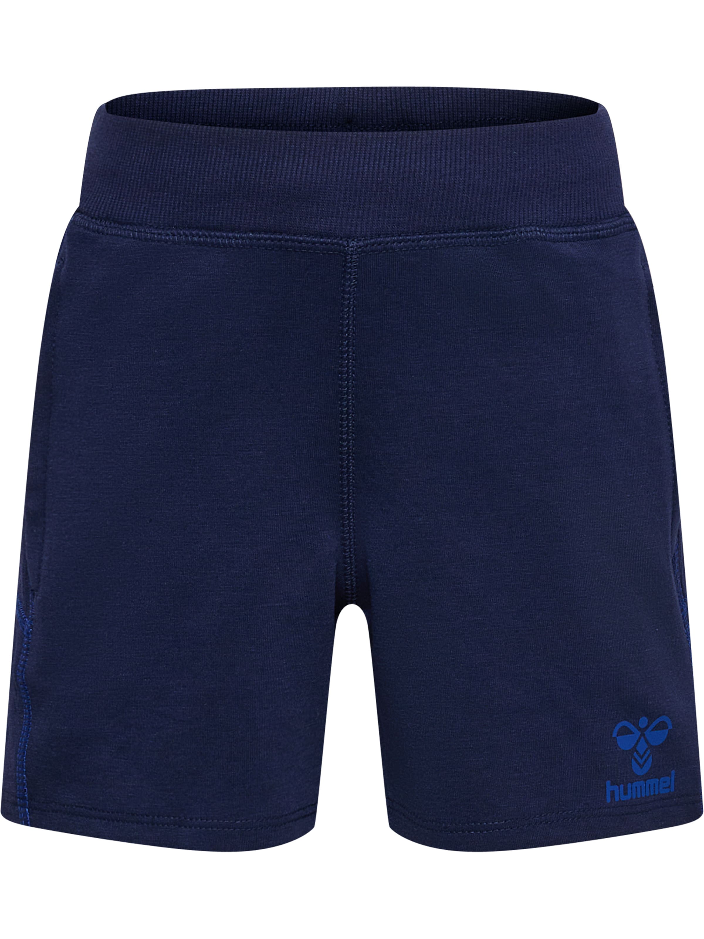 Hummel Workout Pants in Blue: front