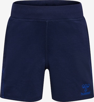 Hummel Workout Pants in Blue: front
