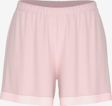 Pantalon de pyjama 'Pure Chic' Mey en rose : devant