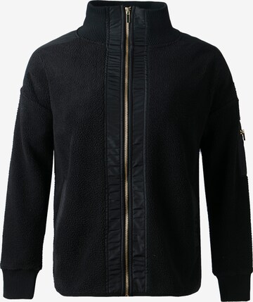 Athlecia Athletic Fleece Jacket in Black: front