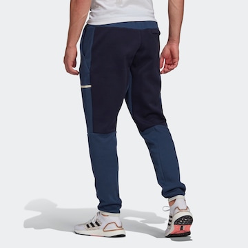 ADIDAS PERFORMANCE Tapered Sports trousers 'ZNE' in Blue