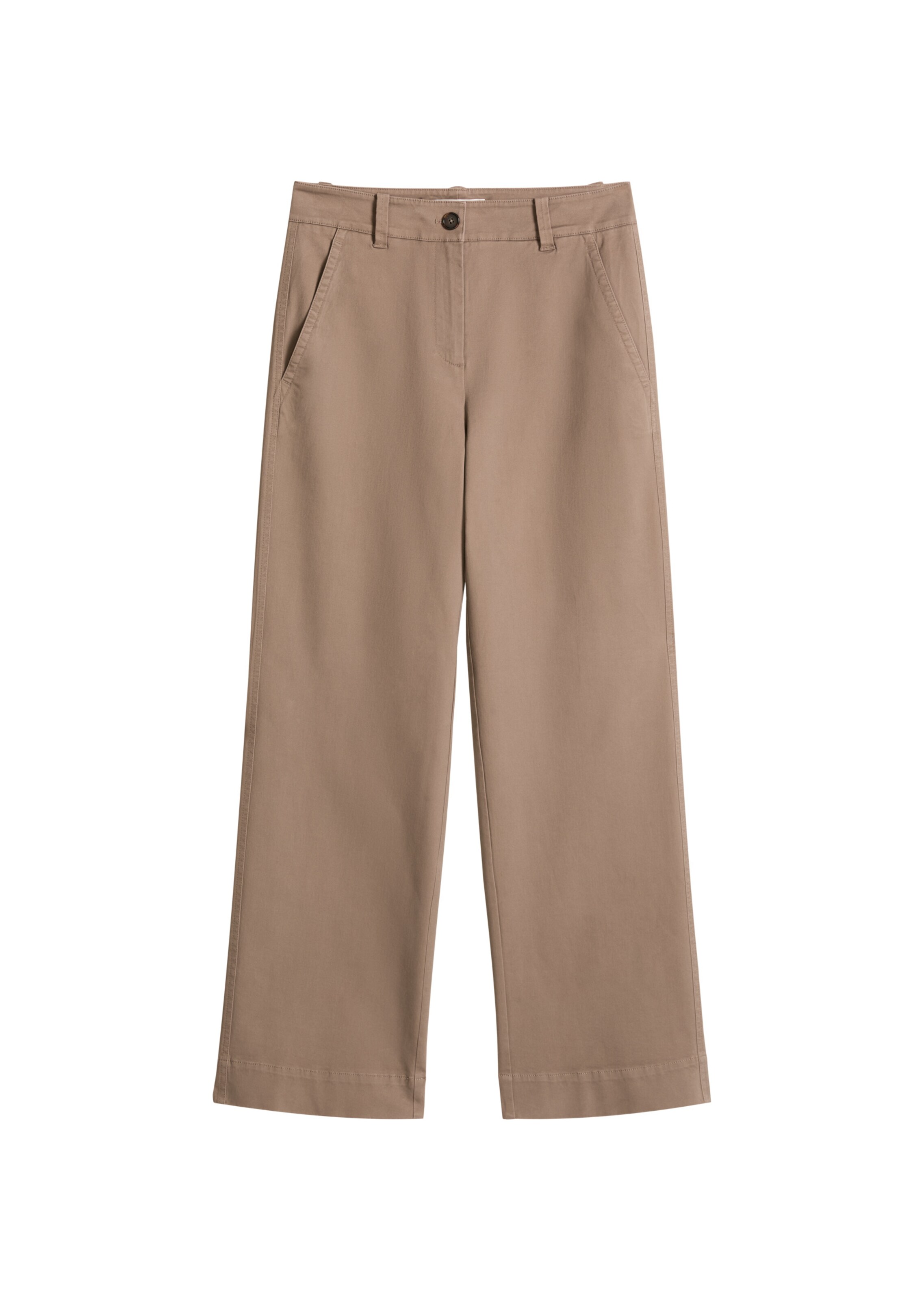 Marc O'Polo Regular Broek in Bruin: voorkant