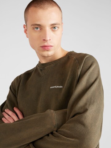 anerkjendt - Sweatshirt 'RUBEN' em verde